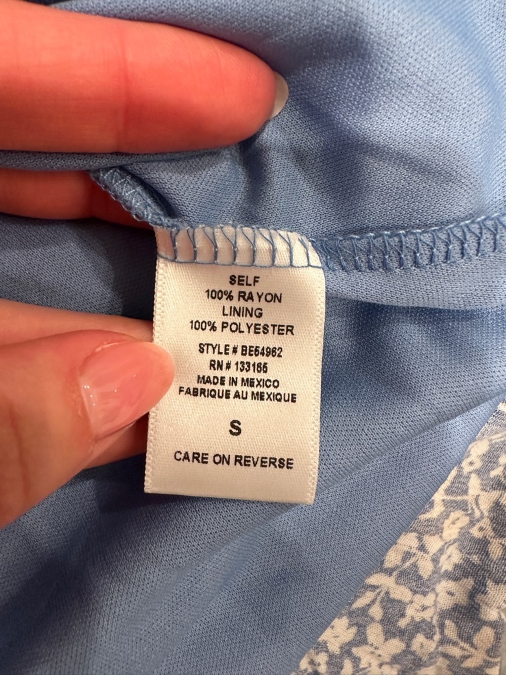 Altar'd State Light Blue and White Floral Sundress - Picture 9 of 9